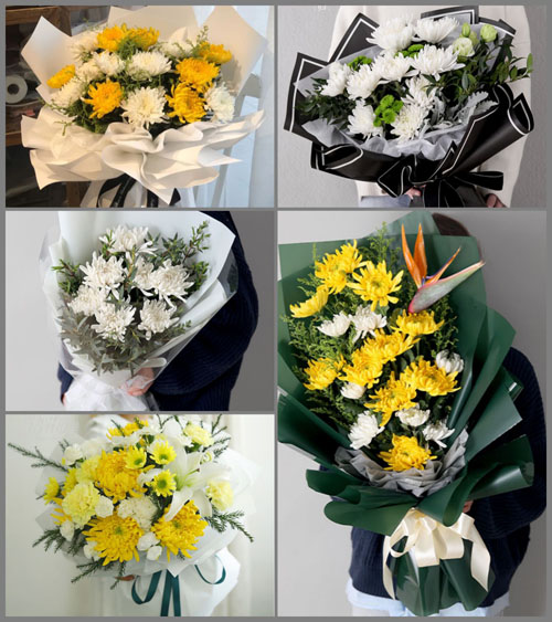 浙江省台州玉环县芦浦镇红山村白事花束代送